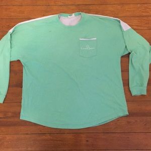 Lauren James Teal/Pink seersucker beachcomber